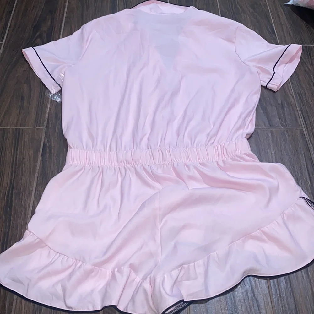COPY - Victoria Secret pink and black romper